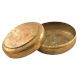 Vintage Brass Hand Hammered Storage Box